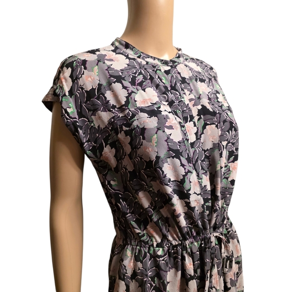 Rebecca Taylor Floral Silk Dress Size 6 - Picture 2 of 13